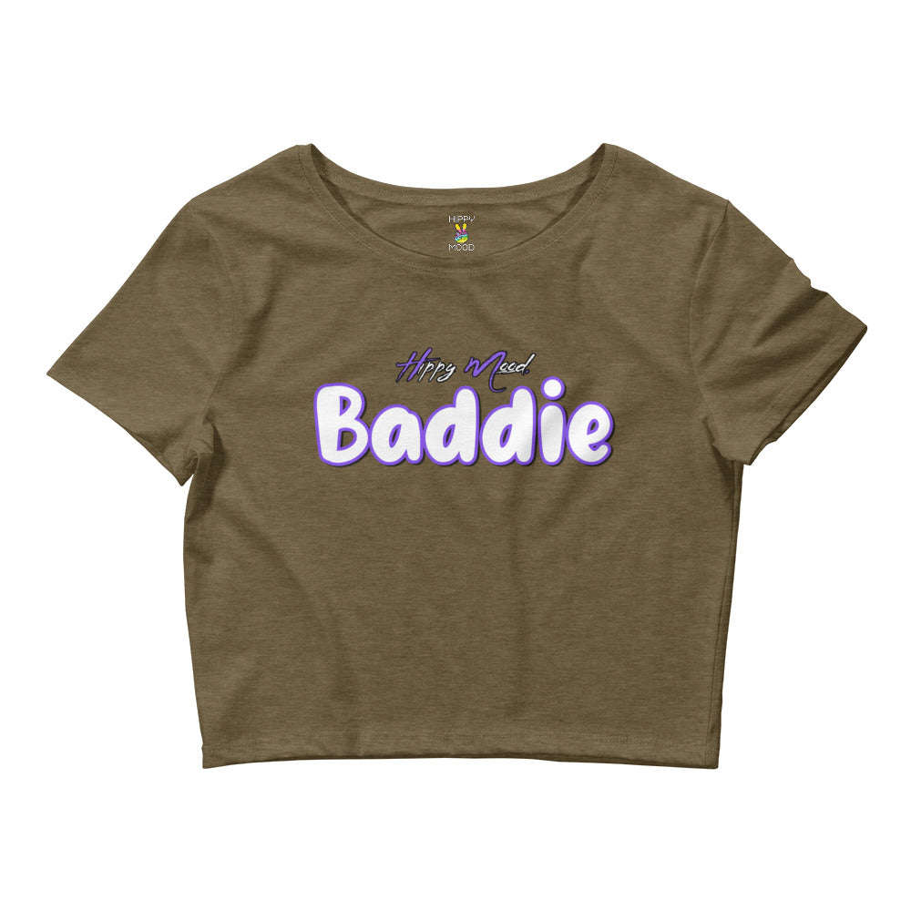 Hippy Mood Baddie | Women’s Crop Tee