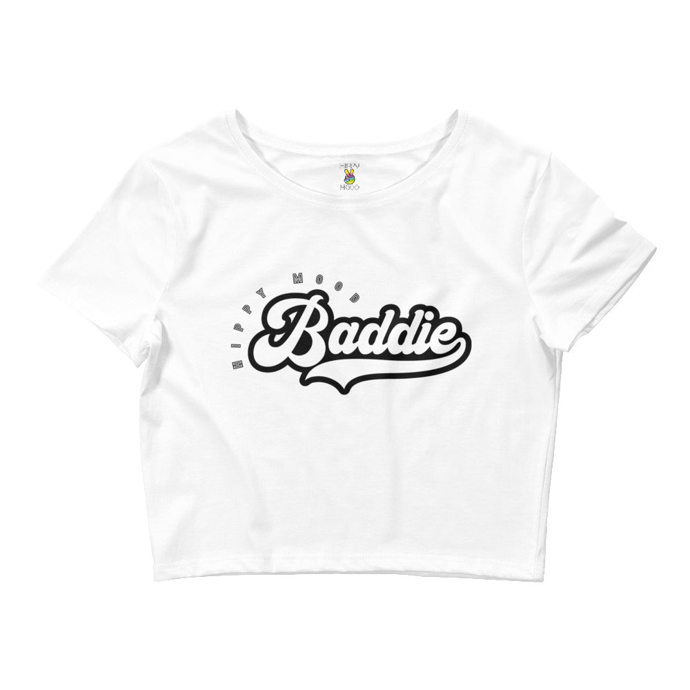 Baddie Print | Women’s Crop Tee