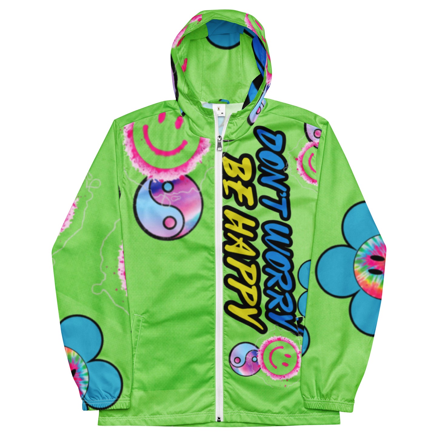Don't Worry Be Happy Windbreaker Jacket