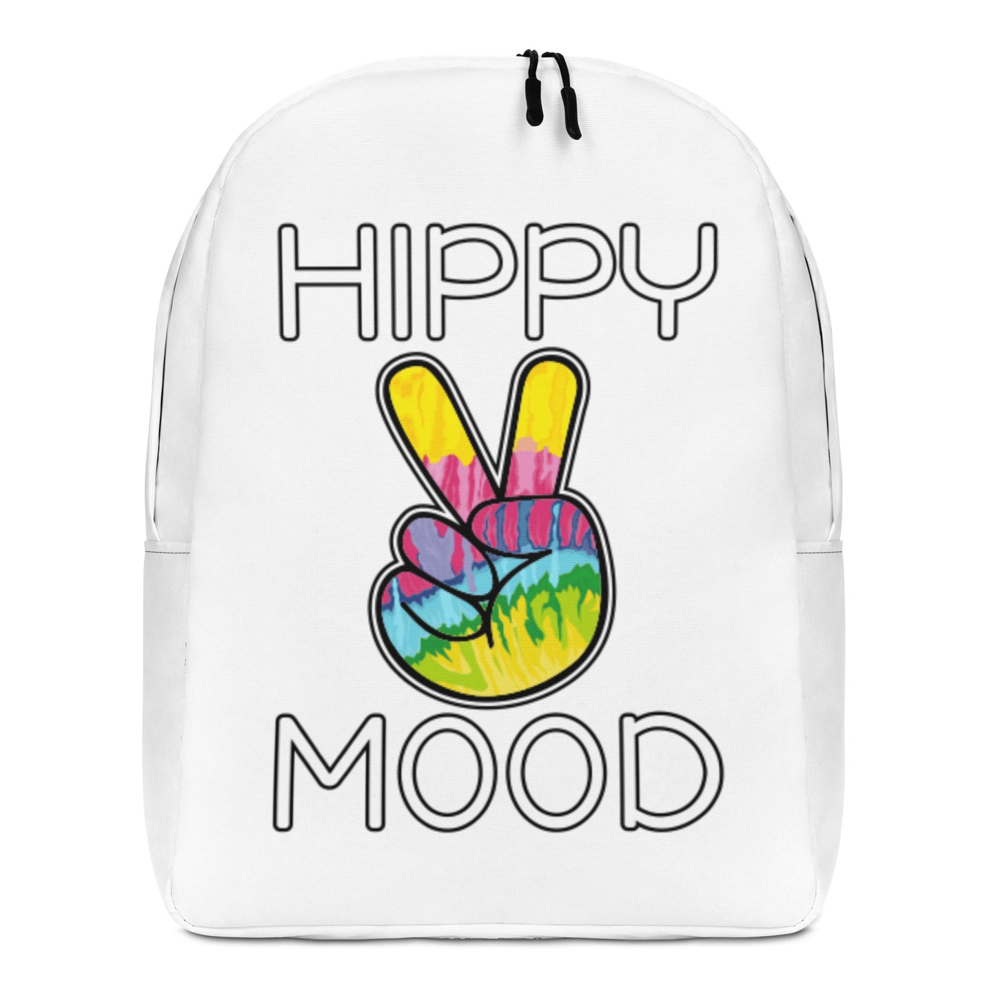 Hippy Mood Peace Sign | Minimalist Backpack