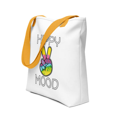 Hippy Mood Peace Sign | Canvas Tote Bag