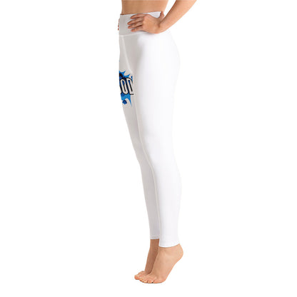 Hippy Mood Blue Clouds | Yoga Leggings