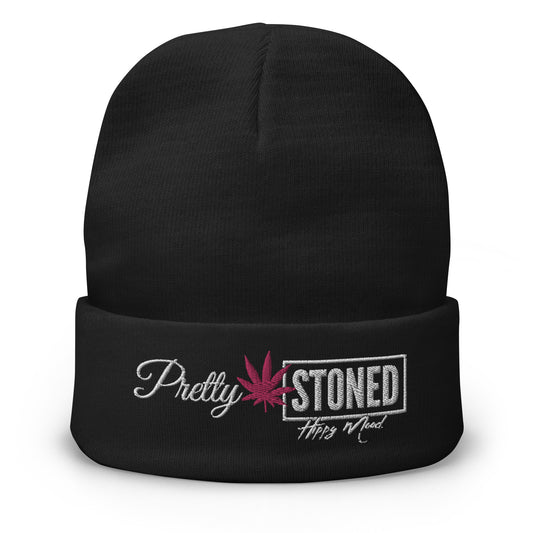 Pretty Stoned | Embroidered Beanie