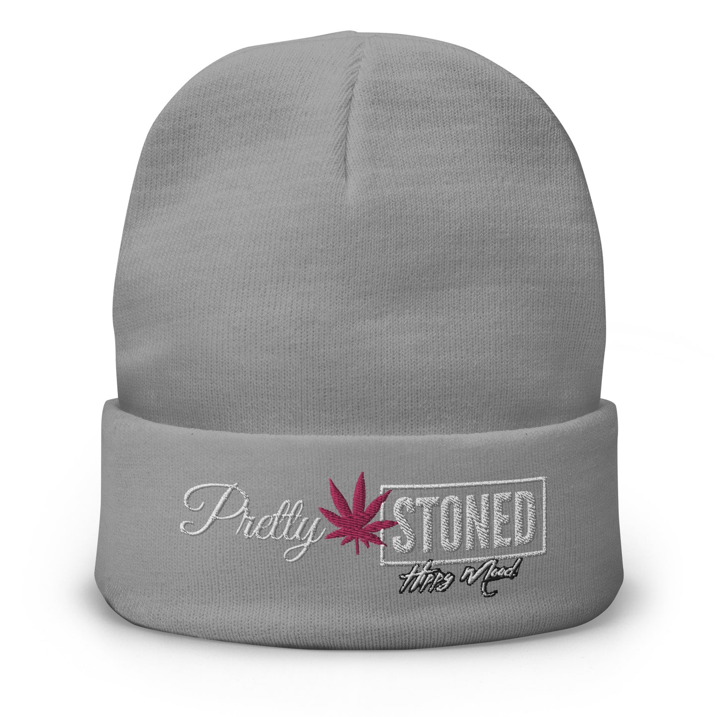 Pretty Stoned | Embroidered Beanie
