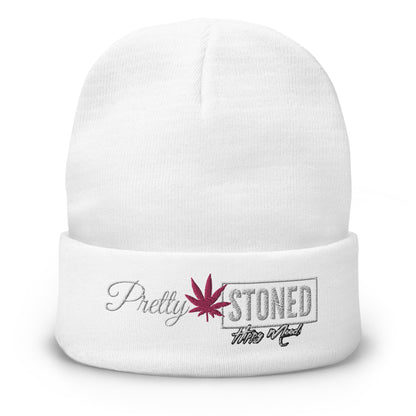 Pretty Stoned | Embroidered Beanie