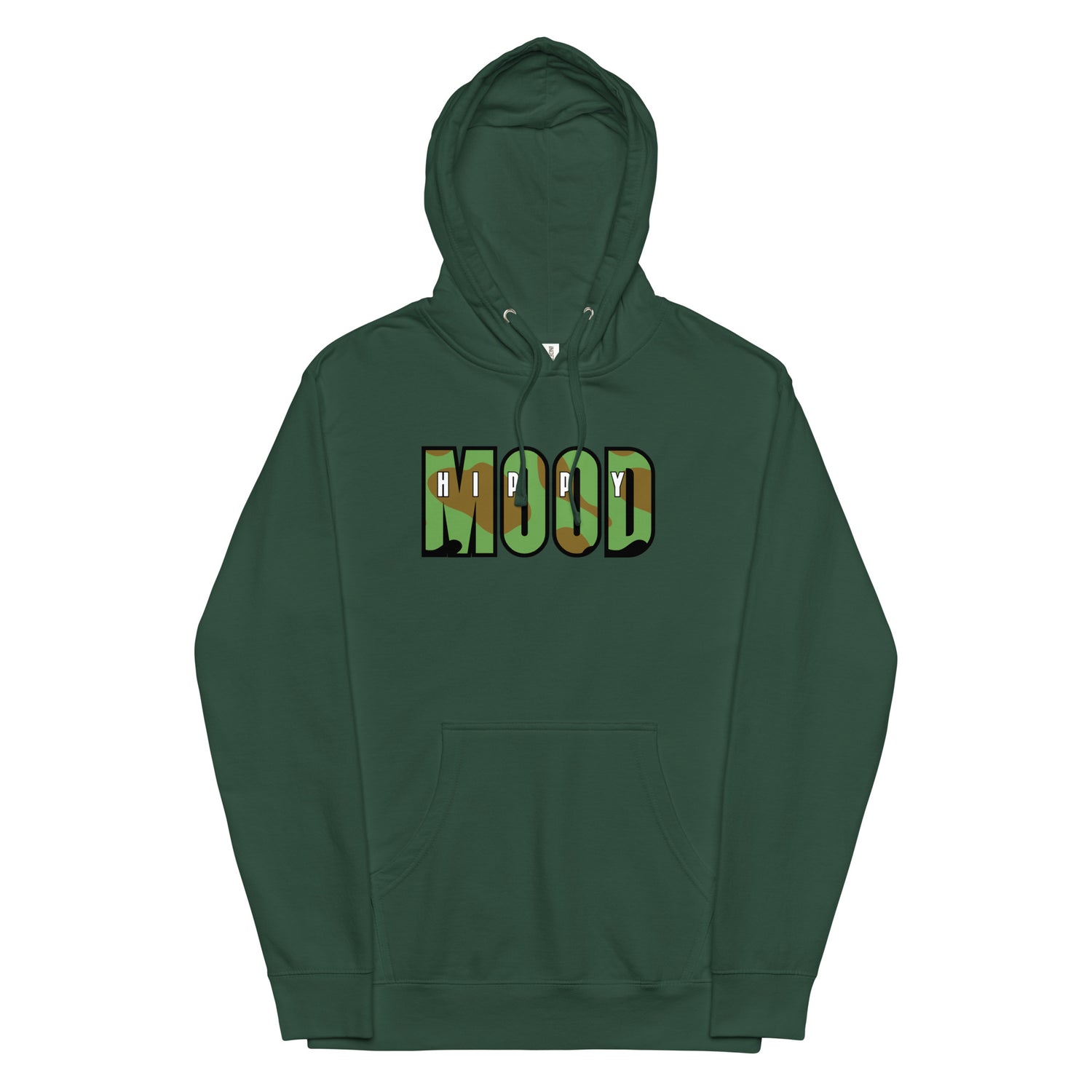 Camo Print Pullover Hoodie