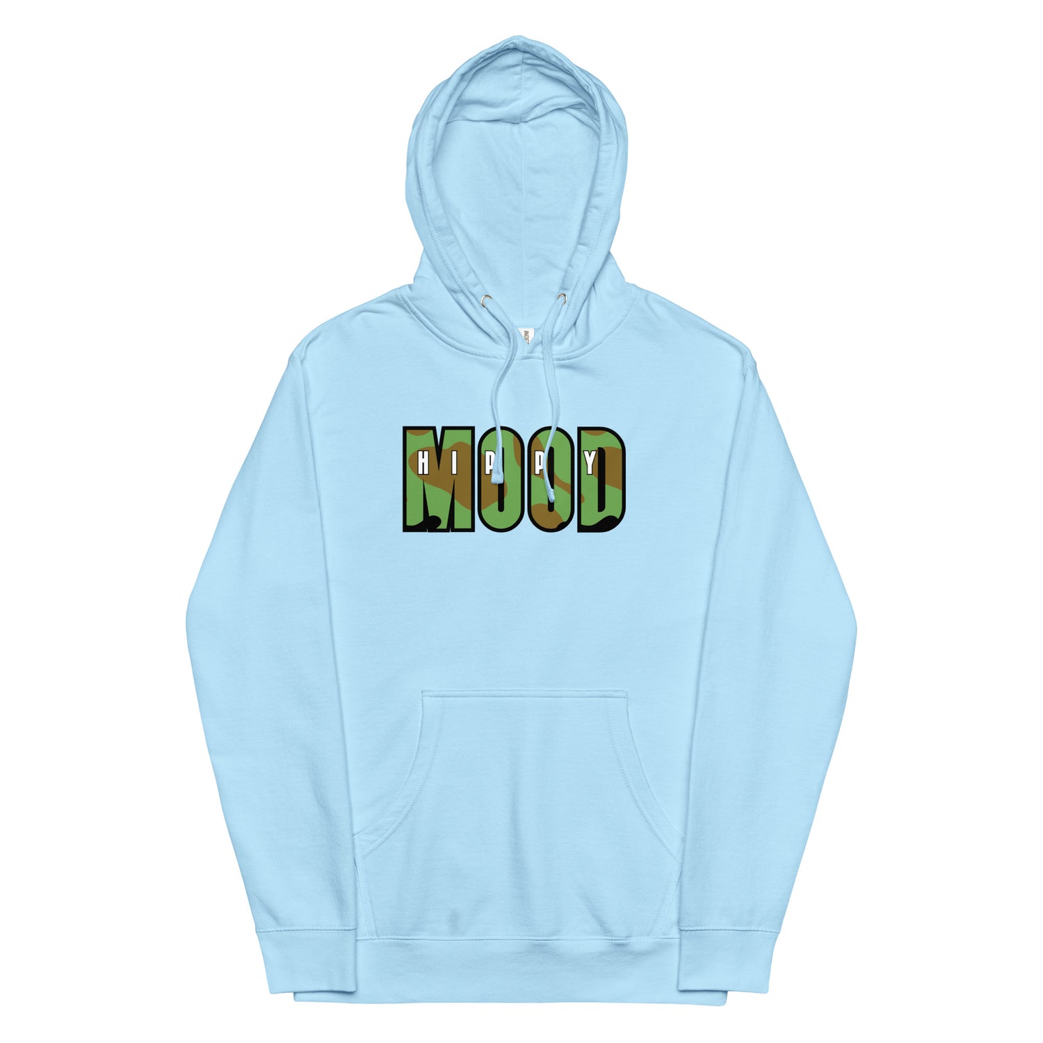 Camo Print Pullover Hoodie