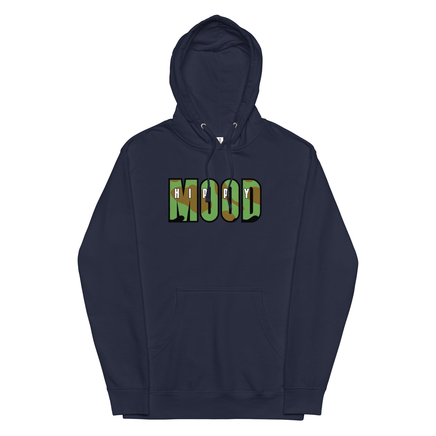 Camo Print Pullover Hoodie