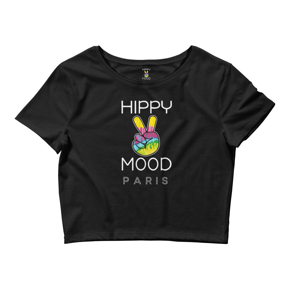 Hippy Mood Paris Crop Tee