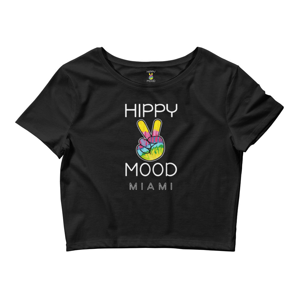 Hippy Mood Miami Crop Tee