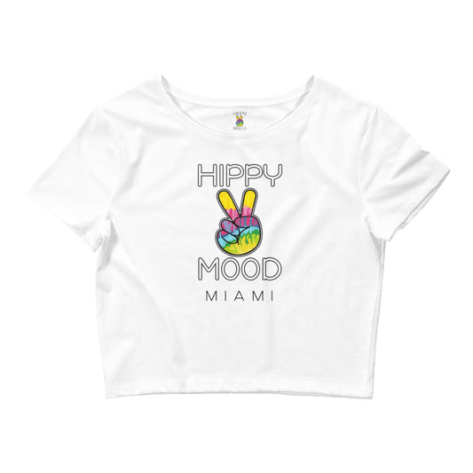 Hippy Mood Miami Crop Tee